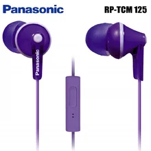 Оригинальные RP-TCM125 наушники-вкладыши Panasonic, музыкальные наушники 3,5 мм, Универсальные наушники для мобильного телефона samsung Xiaomi huawei