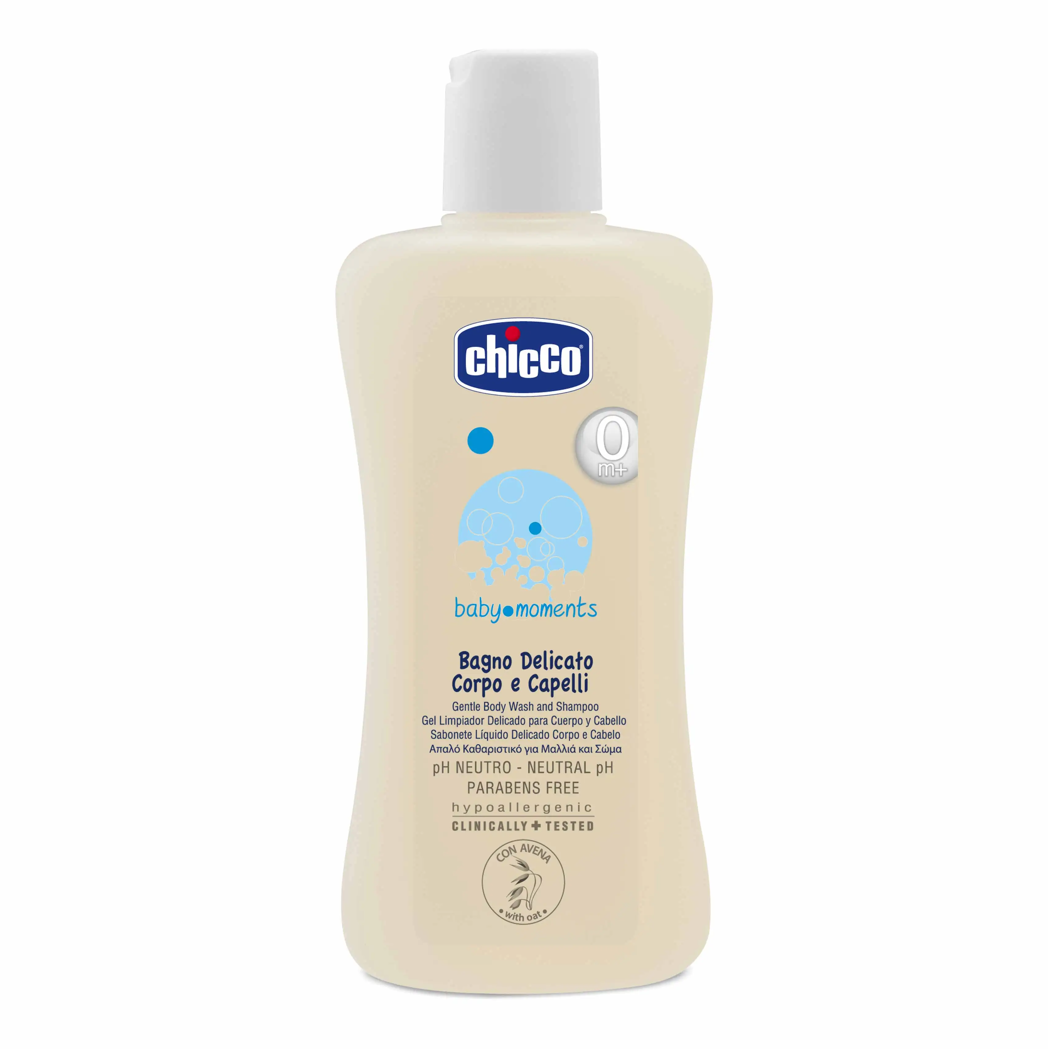Шампунь для тела и волос Chicco Baby Moments Овёс 200 мл |