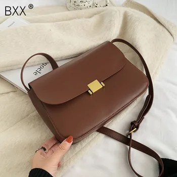 

[BXX] Small PU Leather Bags For Women 2020 Winter Shoulder Lady Trending Handbags and Purse Women's Classic Travel Bag HP313
