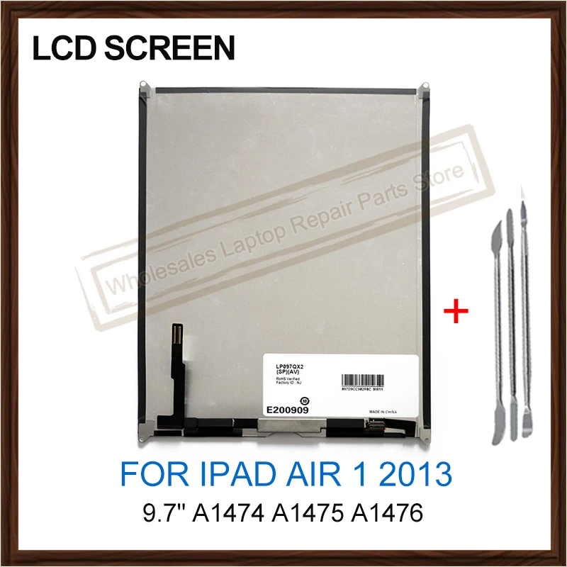 

Оригинальный ЖК-дисплей для iPad Air 1 Air1 2013 Версия Ipad 5 A1474 A1475 A1476 9,7 "ЖК-дисплей сенсорный экран замена панели дисплея