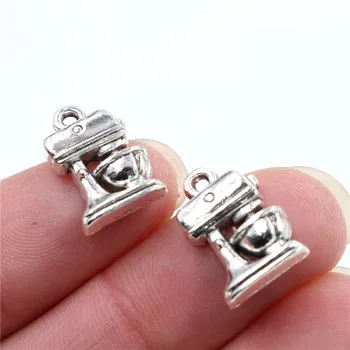 

15pcs 16x10mm Antique Silver color Coffee Machine Charms Pendant For Jewelry Making Jewelry Findings Jewelry Accessories
