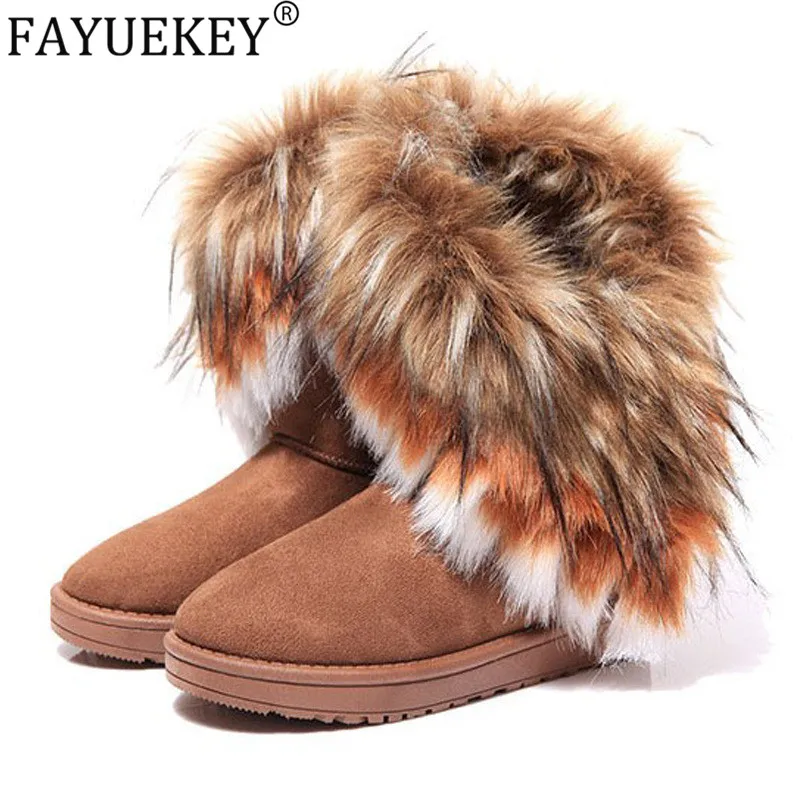 ladies fluffy boots