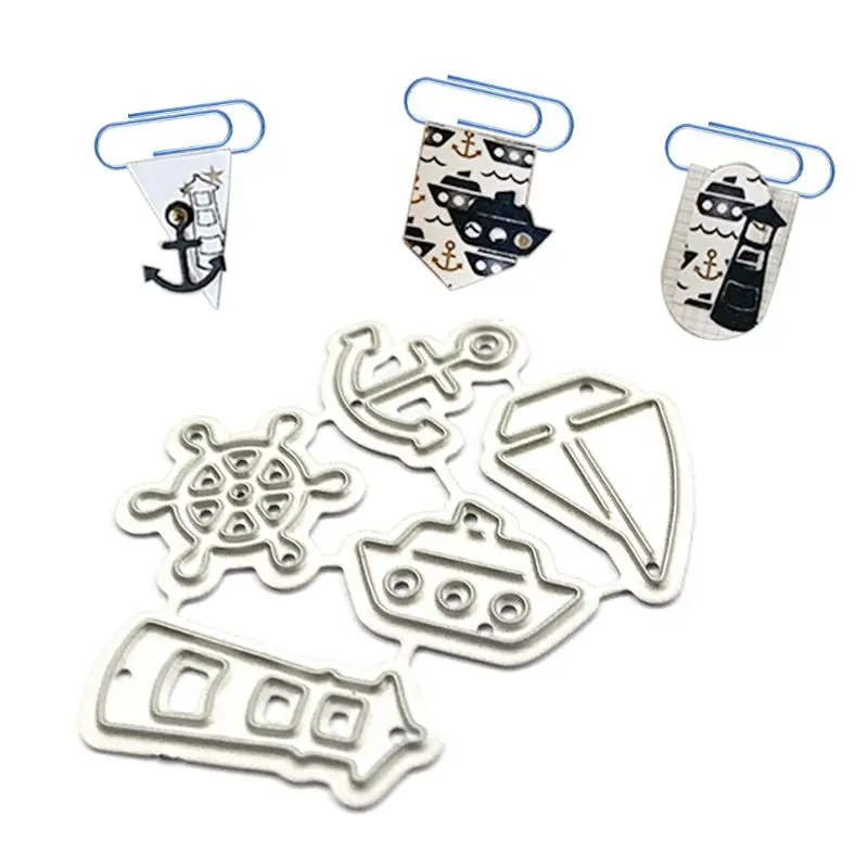 

Sailing Lighthouse Metal Cutting Dies Stencil Scrapbooking DIY Album Stamp Paper