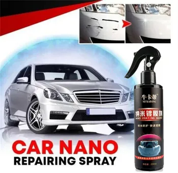 

250mL Coating wax Liquid Ceramic Spray Coating Top Coat Quick Nano-Coating Auto Spray Wax Spray bottle produce bright protect