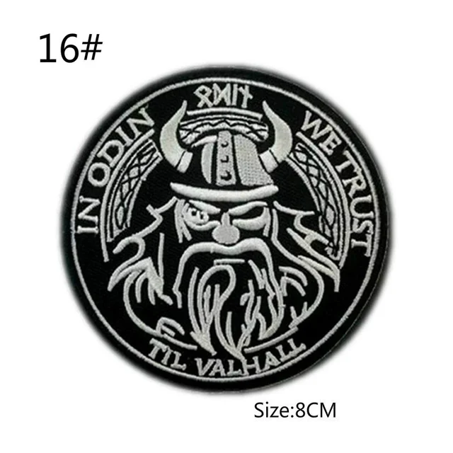 New Embroidered Badges HOOK & LOOP Patches Clothes Accessories Military Tactical Patch Appliques Armbands 16