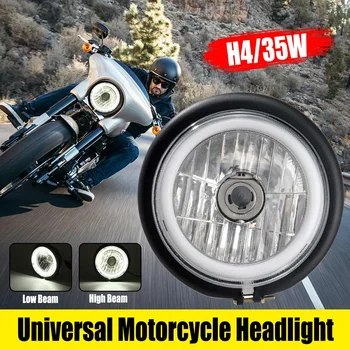 

Motorcycle Headlight Bulbs H4 35W LED Hi Lo Beam Lamp Universal Front Headlight Motorbike Headlights Far And Near Light