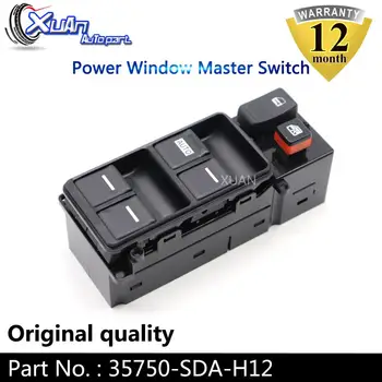 

XUAN Power Window Lifter Master Control Switch Button 35750-SDA-H12 For Honda Accord 2.4L 2003-2007