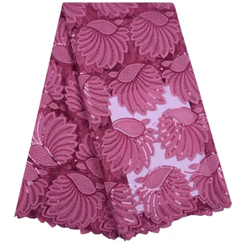 

New Style Sequined French Mesh Milk Silk Laces Onion Soft Milk Silk Lace For Dress Wedding Milk Silk Lace Fabrics F1716