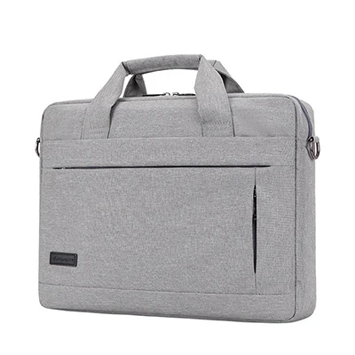 Модная вместительная сумка для ноутбука для мужчин и женщин, дорожный портфель, деловая сумка для ноутбука 14 15 дюймов Macbook Pro PC - Цвет: Light Grey (15inch )