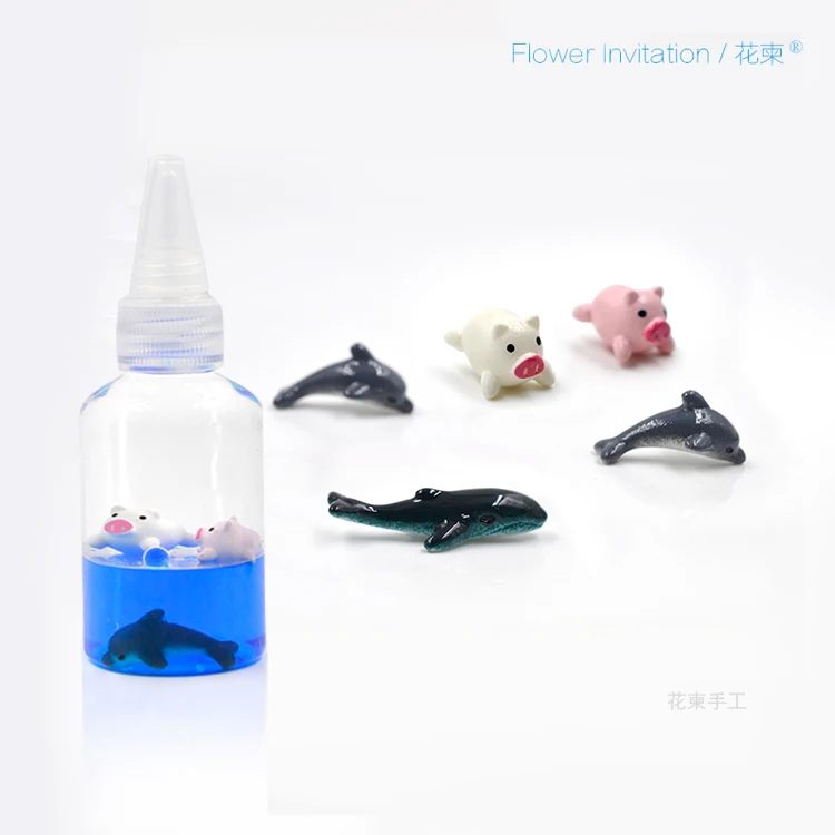 

Flower Invitation Dolphin Whale Resin Epoxy Filler Marine Animal Pendant Model