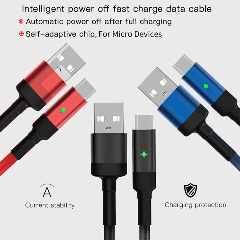 Кабель Micro USB для быстрой зарядки для sony, htc, LG, Nokia, Android, зарядный кабель для синхронизации данных, для Xiaomi Redmi 4, 4X5, 6, Note, 4, 5, USB кабели