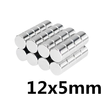 

*40/100/200 pcs Disc Round 12x5mm Cylinder Strong Rare Earth Neodymium permanent Magnets NEW Art Craft Connection 12*5mm