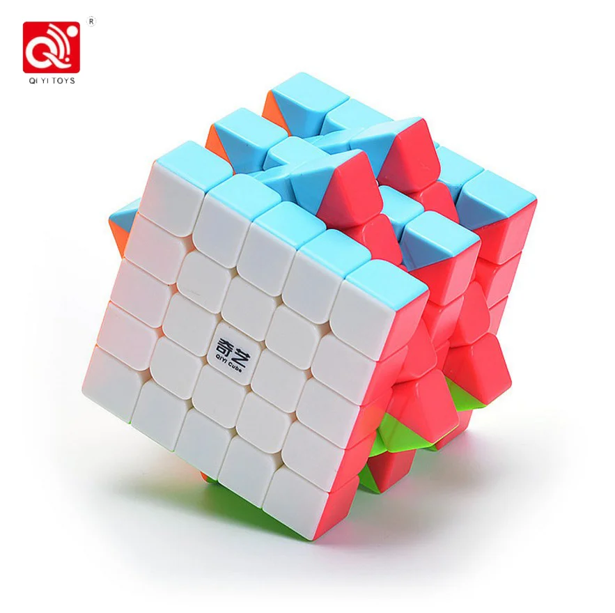 Droxma QiYi Qi Zheng S 5x5 волшебный куб головоломка скоростной куб игрушки волшебный куб без наклеек 5x5x5 головоломка