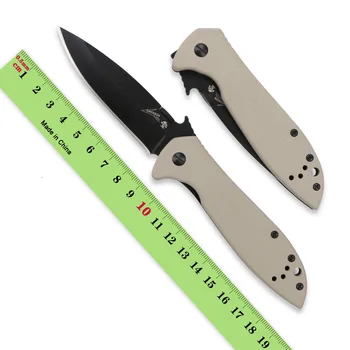

OEM 6054 folding knife 8CR13MOV blade G10 handle outdoor camping hunting fishing utility pocket fruit knives EDC tools CQC-4K