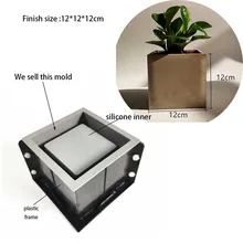  Silicone Pot Molds Concrete Jar Molds for Candle Making Molds Plaster  Pen Holder Molds Concrete Oval Silicone Molds for Vessels 