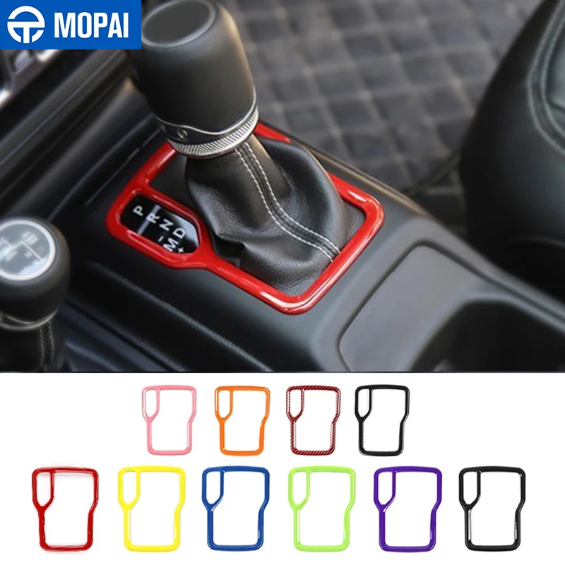 MOPAI рычаг переключения передач для Jeep Wrangler JL 2018 + панель автомобиля декоративная