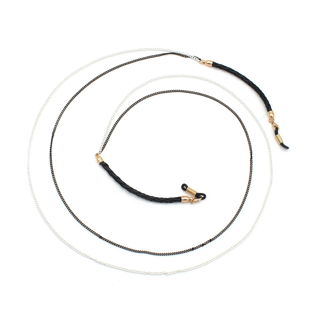 10pc/lot Fashion Metal Double Three Multilayer Chains Sunglasses Neck Cord Holder Eyeglass Lanyard Chain wholesale