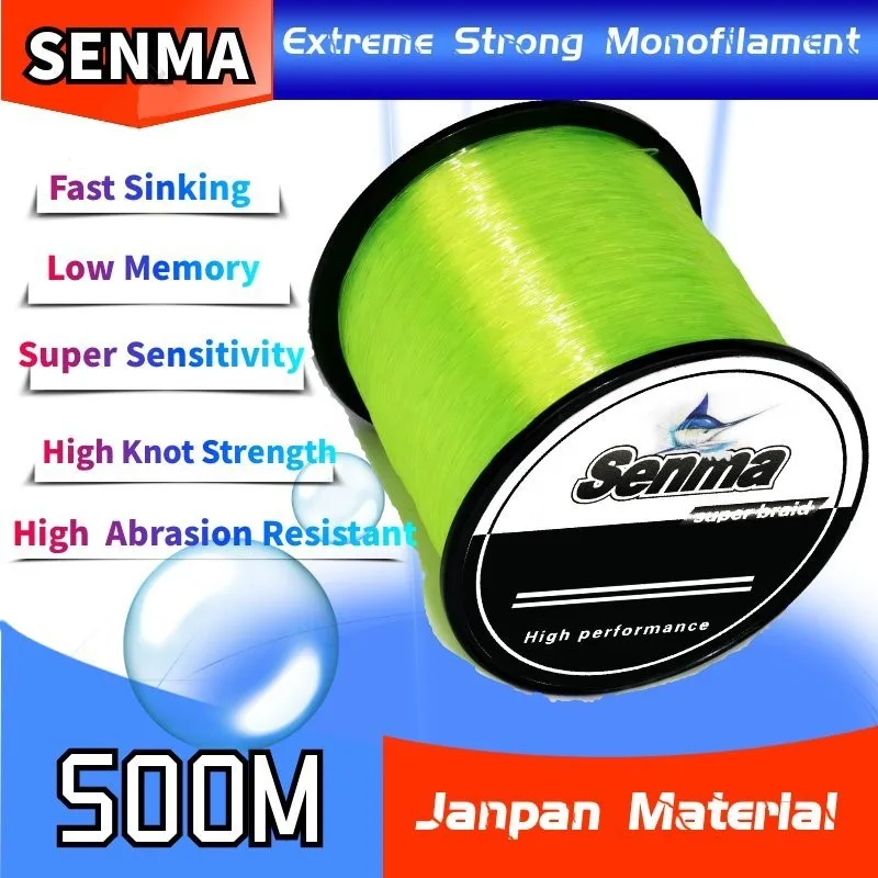 Нейлоновая Леска Seman 500 м 547Yds Leader Line нейлоновая леска Премиум японская