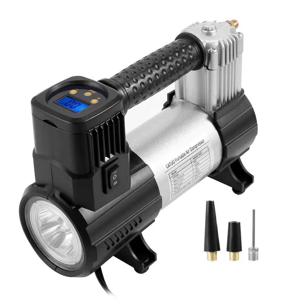 

12V Digital Portable Air Compressor With LED Digital Tire Inflator 150Psi 30L/min Easy to Operate Convenient