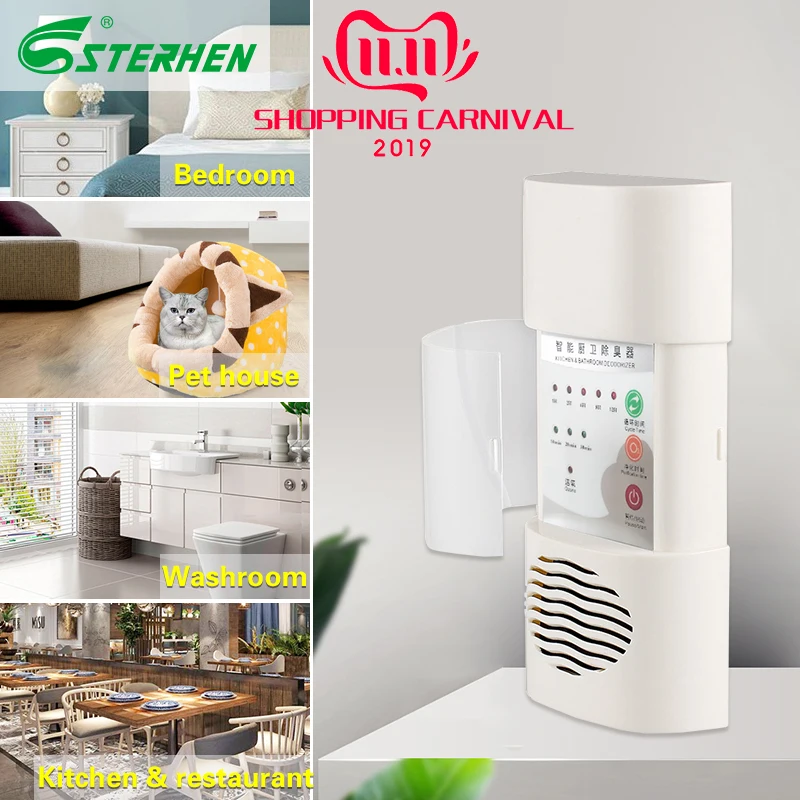 

Sterhen Multipurpose Ozonizer Kitchen and Bathroom Deodorizer for Home Formaldehyde Removing