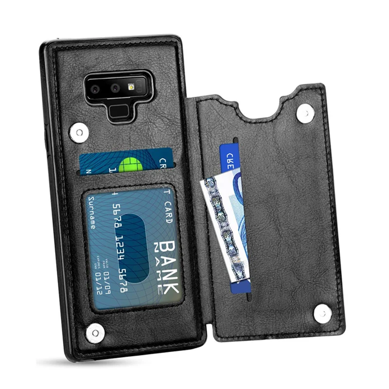 Роскошный кожаный чехол для samsung S9Plus чехол S10Plus Note9 чехол для Note 9 Galaxy S10 S9 S8 Etui для samsung Note 10 Plus чехол S10E
