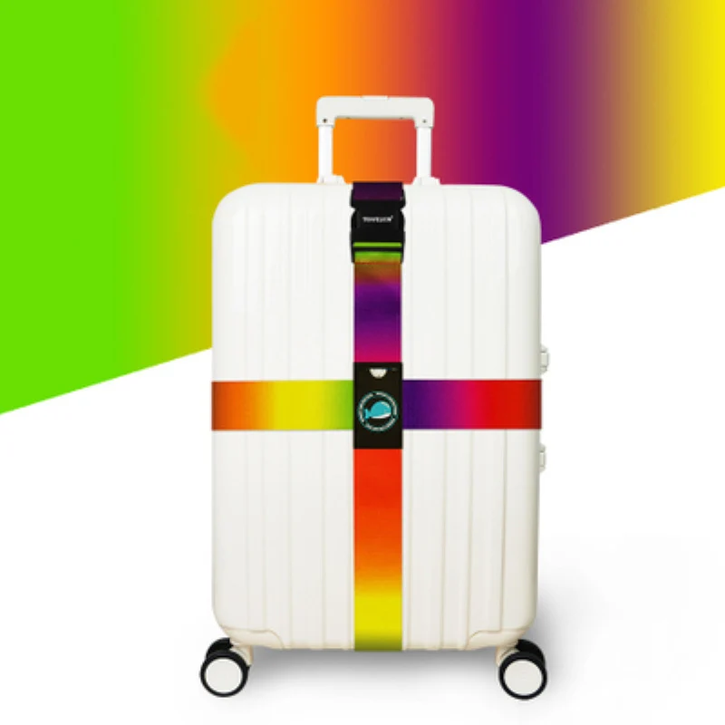 DIHFXX Фирменная багажная перекрестная лента, регулируемая дорожная лента для чемодана, веревки, ремни, аксессуары для путешествий, высокое качество, viaje