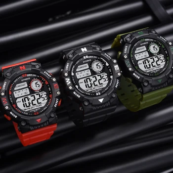 

SYNOKE Watch Men Military Watch Waterproof Luminous Alarm Clock Masculino Relogio Chronograph Repeater Digital Watch Relgio