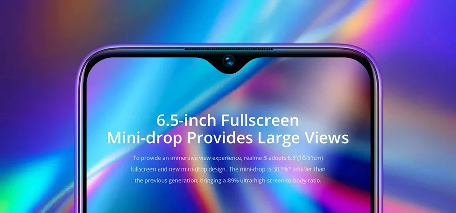 EU версия OPPO Realme 5 6,5 ''3/4 ГБ Оперативная память 64/128 ГБ Встроенная память Snapdragon 665 AIE Восьмиядерный 5000 мА/ч, 12MP+ 13MP Quad камеры мобильного телефона