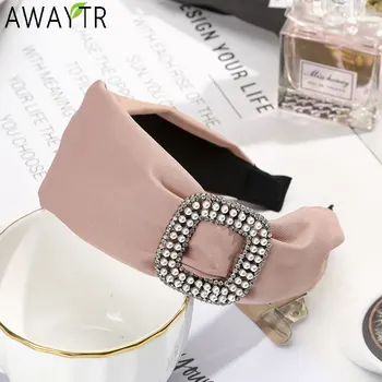 

AWAYTR Hair Hoop Square Pearl Hollow Bohemia Solid Haribands Wide Headband Simple Style Hair Bands For Women Hair Accessories