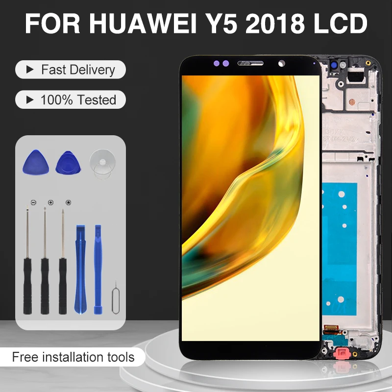 5 45 дюймовый ЖК-дисплей для Huawei Y5 Prime 2018 сенсорный экран с дигитайзером Lite в сборе
