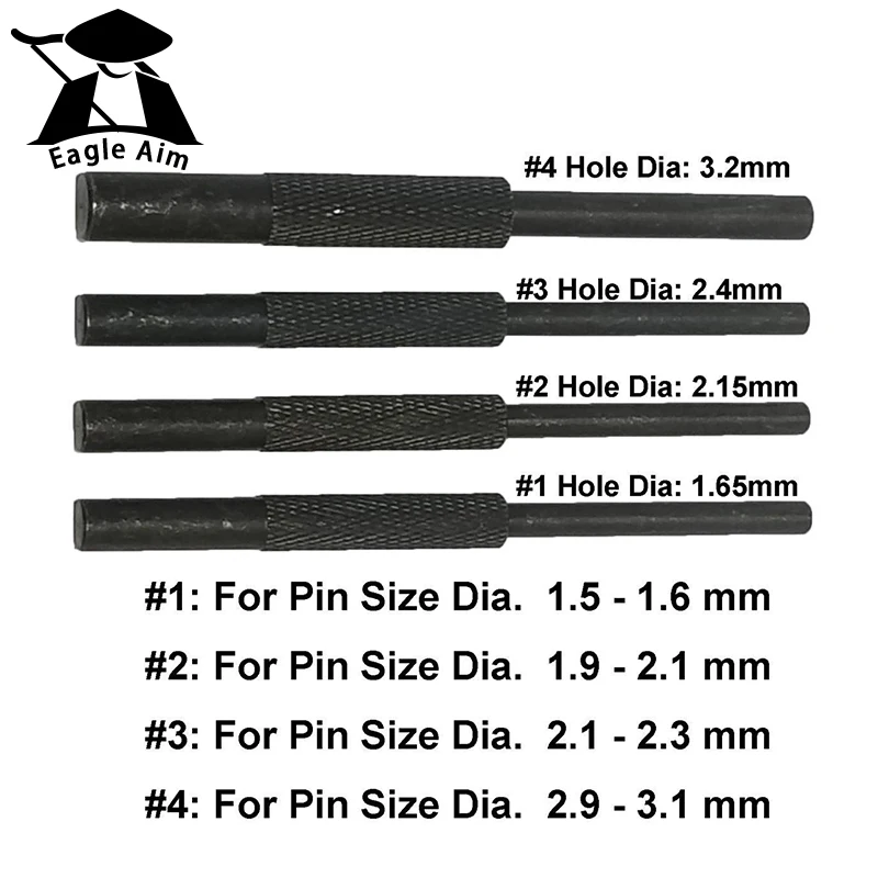 AR15 Ultimate Arms Gear 4pcs Gunsmithing Armorer Steel Roll Pin