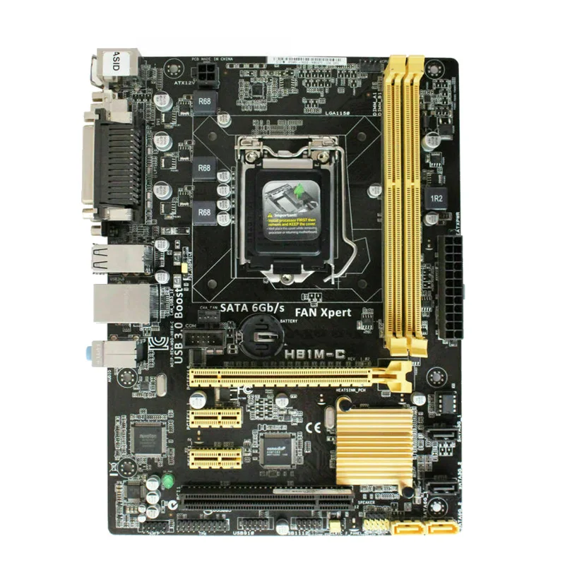

For ASUS H81 H81M-C desktop motherboard LGA1150 I3 I5 I7 CPU DDR3 16G SATA3 used motherboard 100% tested intact