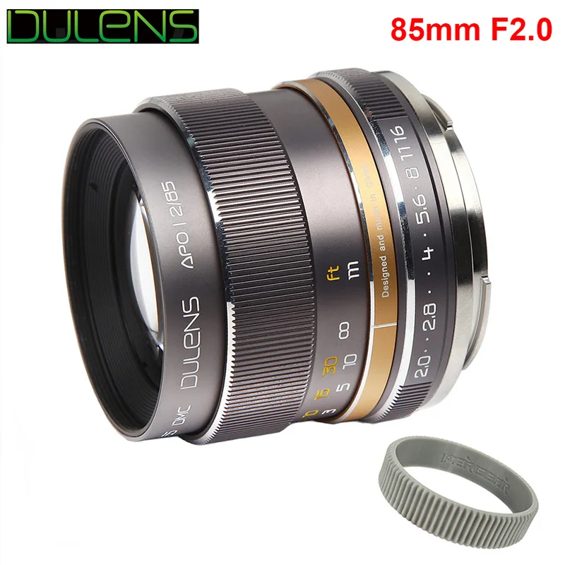 Объектив DULENS APO 85 мм F2.0 апохроматический полноразмерный объектив для Canon EF Mount Camera