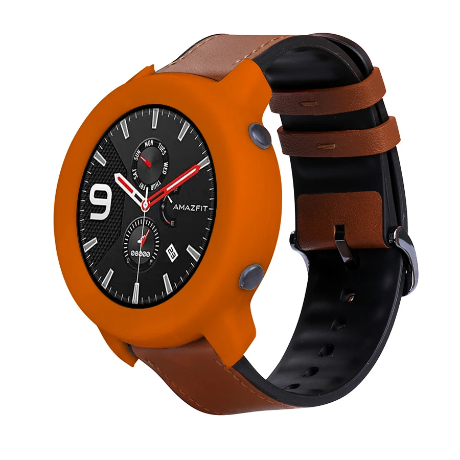Чехол для Amazfit GTR чехол мягкий TPU полное покрытие защитный бампер Рамка протектор Аксессуары для Xiaomi Huami Amazfit GTR 47 мм