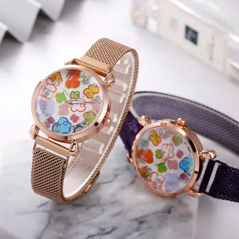 

Women Watches 2020 Luxury Top Brand Rosy Gold Mesh Magnet Buckle Watch Women Casual Quartz Watches Relogio Feminino Ladies Watch