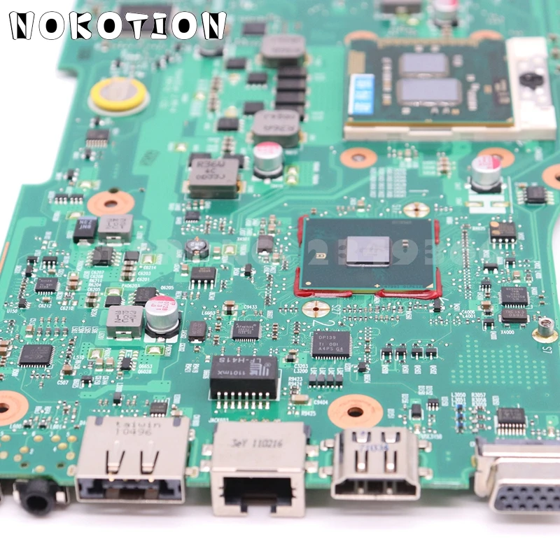 Материнская плата NOKOTION для ноутбука TOSHIBA Satellite L650 L655 1310A2332402 V000218080 V000218010 HM55 UMA DDR3