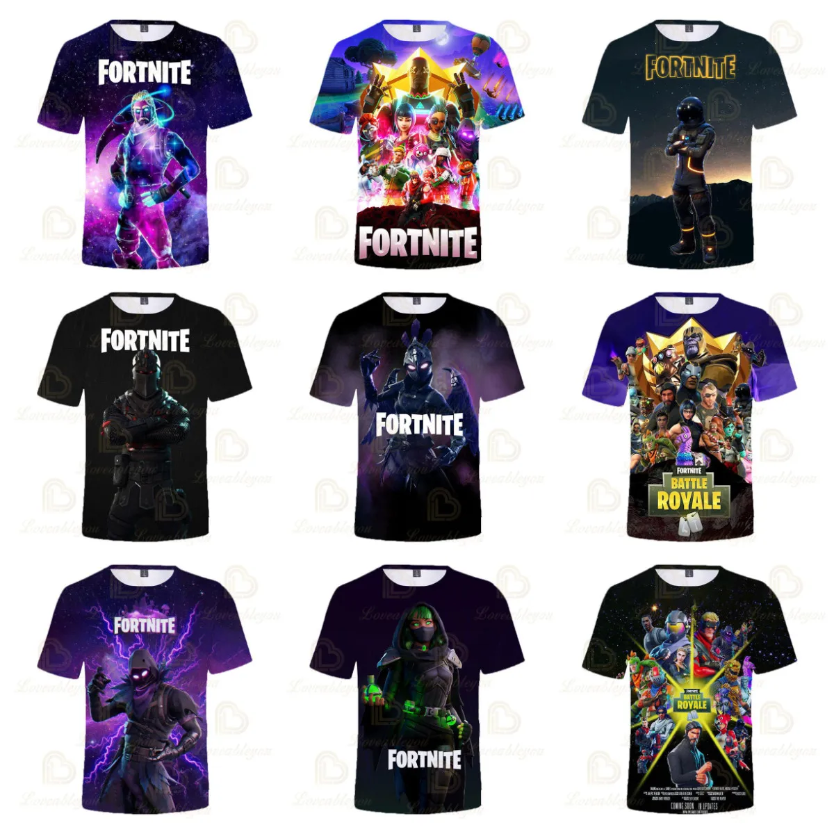 Camiseta Fortnite Masculino Estampado Adulto - Roupas - Aririú