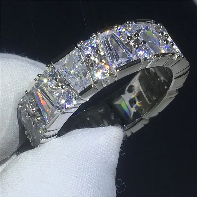 style 5 16 видов стилей, дизайн, серебро 925 пробы, обручальное кольцо, кольцо вечности для женщин, одноцветные, для помолвки, модные юбилейные украшения - Цвет основного камня: style 5
