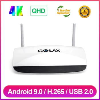 

Golax M6 TV Box Android 9.0 S905W Quad Core 1GB 8G QHD Smart TV Box 4K H.265 Media Player 2.4G Wifi TVBOX PK Leadcool