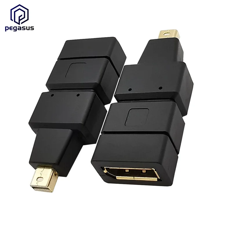 Позолоченный переходник версии 1 2 4K 60 Гц Mini DP папа-мама 21 контактный адаптер с
