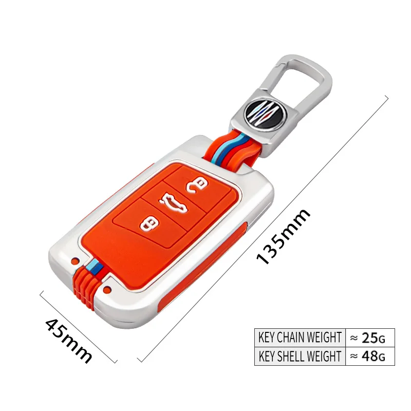 Fob della protezione della copertura della cassa chiave dell'automobile in lega di zinco per VW Volkswagen Passat B8 Magotan Golf per Skoda Kodiaq Superb A7 accessori 19 Fob della protezione della copertura della cassa chiave dell'automobile in lega di zinco per VW Volkswagen Passat B8 Magotan Golf per Skoda Kodiaq Superb A7 accessori - Hcc6410c9d7b34b80a15eb4ee9d3f8b74K