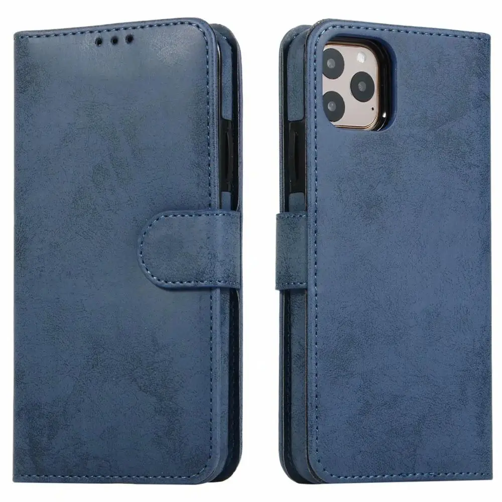 YXAYN 2 in 1 Split Design Leather phone case bag Wallet Card Slot Case For iPhone12 Mini 7 8 Plus 11 Pro Max X XR XS Max