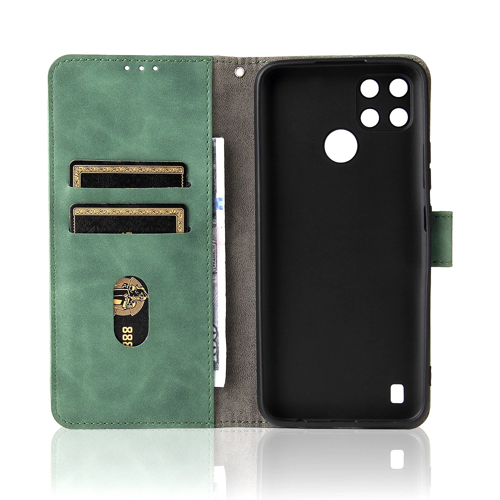 Flip Leather Case For Realme C21Y Case Wallet Book Cover For