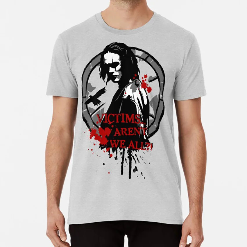Жертв... Разве мы не все (2-я версия) Футболка the crow eric draven movie cult victives arent we all | Мужская