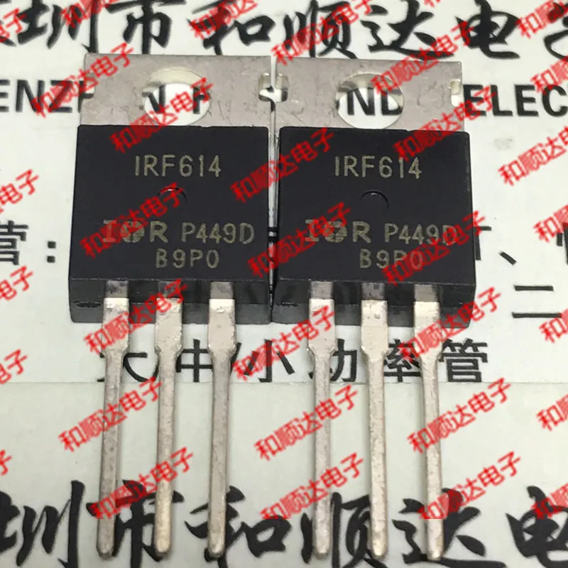 10pcs/lot IRF614 New Spot TO-220 250V 2.8A | Электроника