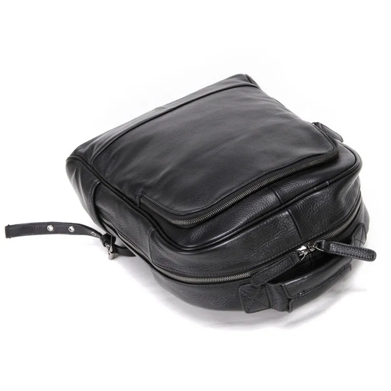 PNDME mode vintage echtem leder männer rucksack business luxury real rind laptop rucksack reise große kapazität bookbag – Detail 31