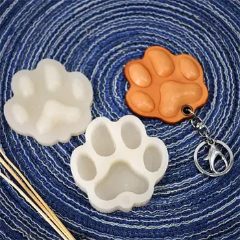

SMVAUON DIY Keychain Leather Silicone Shaped Mold Dog Claw Hand Tool Forming Die Die Cutting Craft Tool Creative Pendant