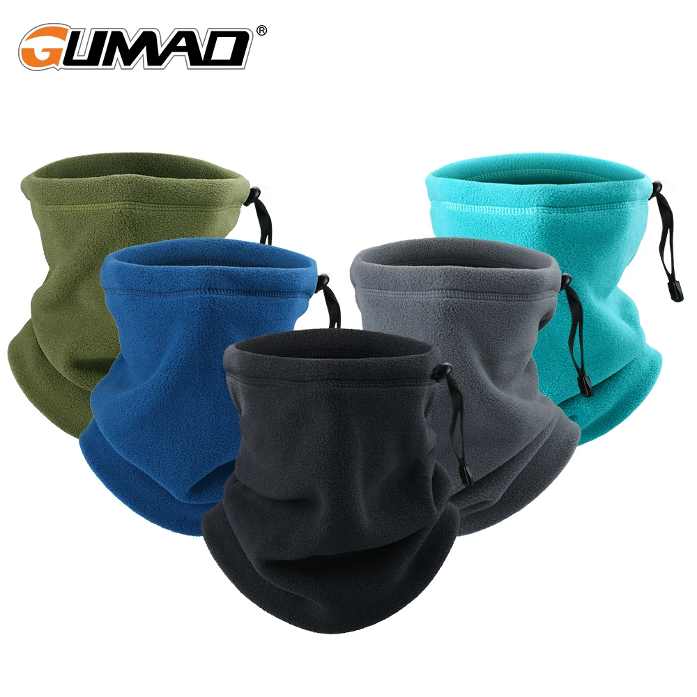 

Women Men Fleece Neck Warmer Gaiter Bandana Thermal Half Mask Hiking Cycling Running Snowboard Ski Face Cover Tube Scarf Winter