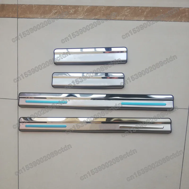 stainlesssteelCardoorcoveroutsidedoorsillplateForVW