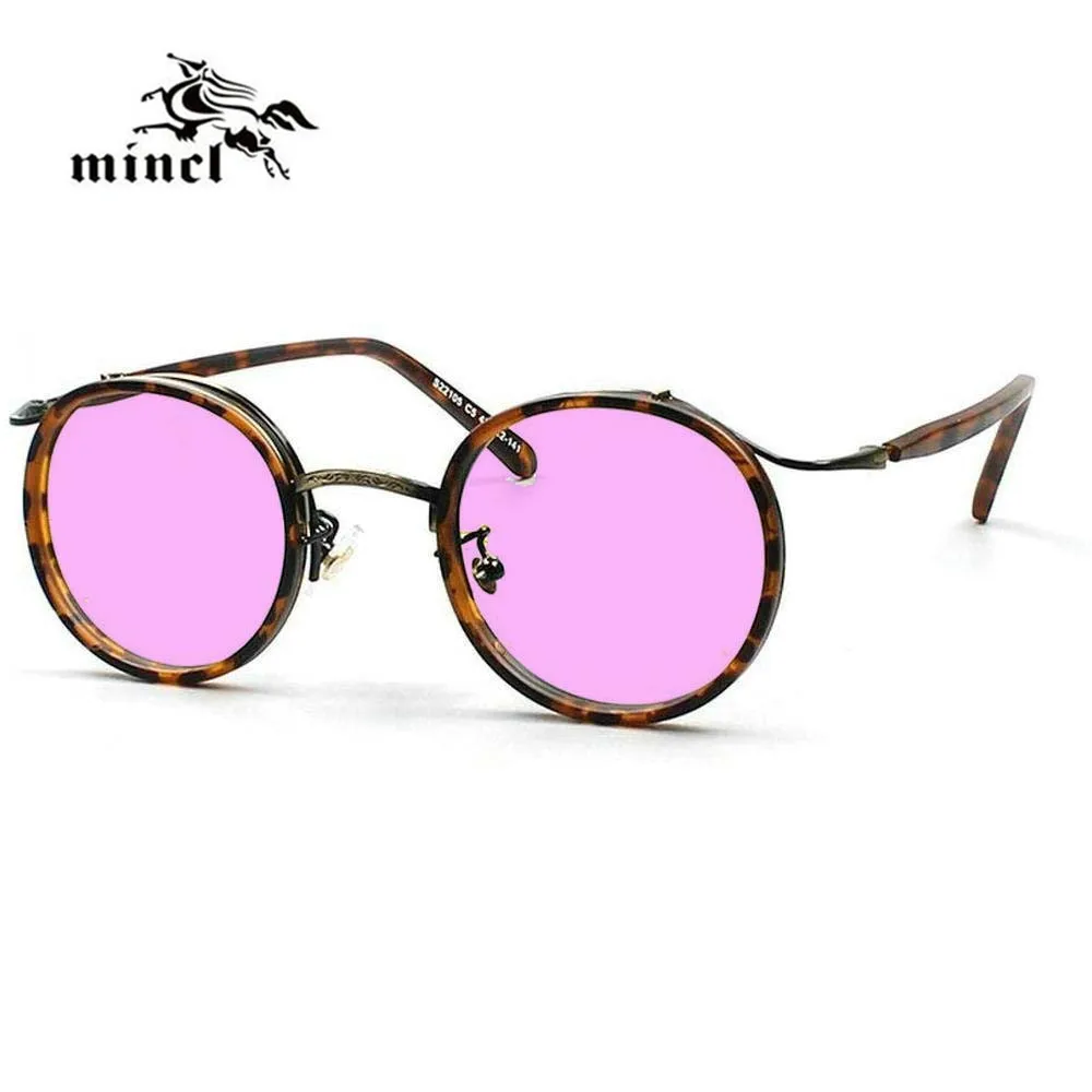 Ретро Круглые Солнцезащитные очки для женщин и мужчин, брендовые дизайнерские солнцезащитные очки, женские розовые леопардовые солнцезащитные очки, мужские очки для вождения, очки NX